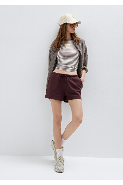 Mavi Printed Claret Red Shorts 1410260-70223