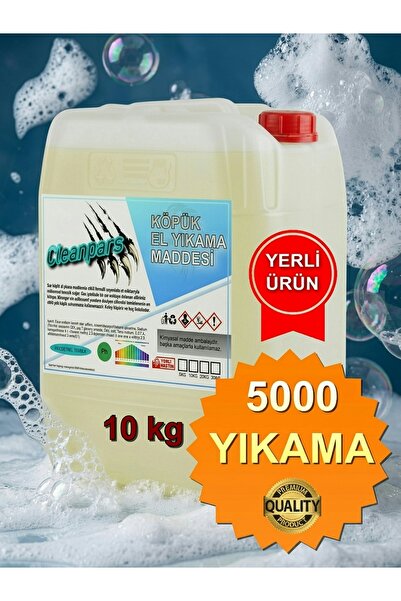 Köpük el yıkama 10 kg - 5000 yikama - nemlendirici formül - günlük kullanım için ekonomik - ferah kokulu