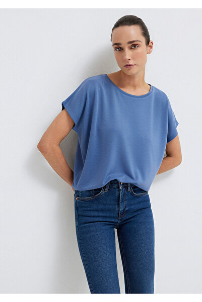 Mavi Soft-Premium (Tencel) ™ ) Liyosel Blended Basic T-Shirt Loose Fit / Rela...