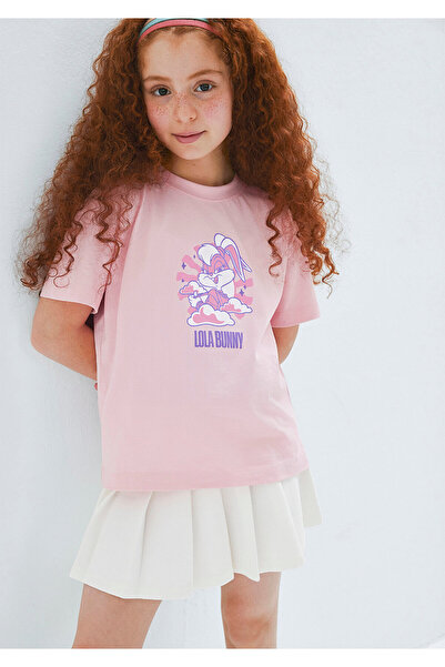 Mavi Lola Bunny Printed Pink T-Shirt Loose Fit / Relaxed Fit 7610415-71007