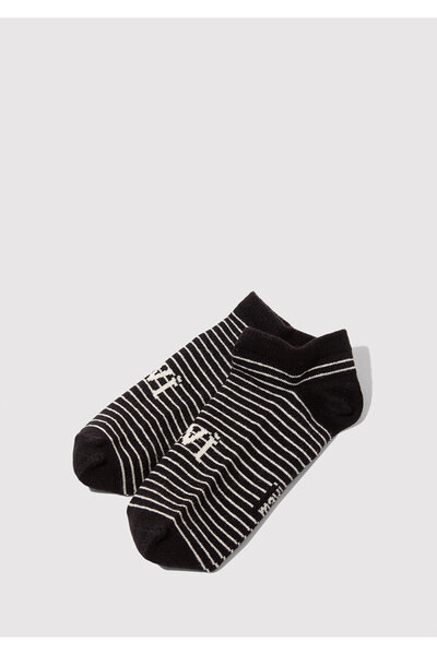 Mavi Logo Striped Black Booties Socks 1913783-900