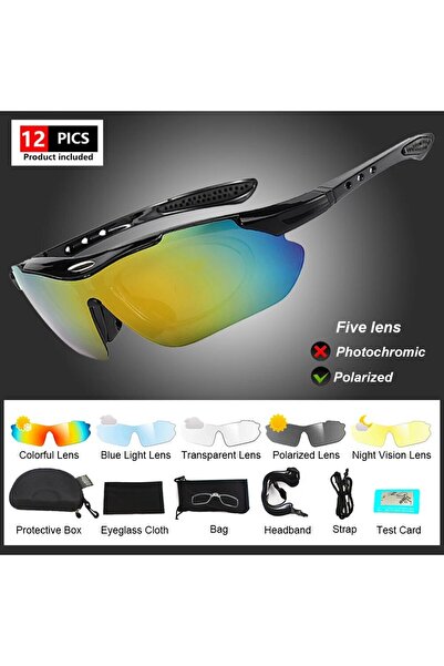 Choice Z01 New Photochromic Polarized Cycling Glasses Men Women Bike Glasses ...