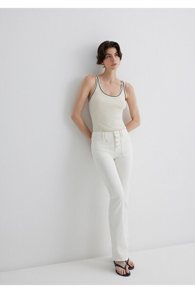 Mavi Sierra Gold Premium Off-White farmerke 1010578-89774