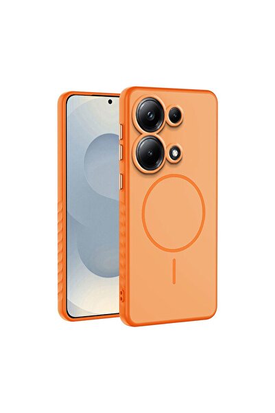 Zebana Xiaomi Redmi Note 13 Pro 4G Uyumlu Kılıf Mono M-Safe Silikon Kılıf Tur...