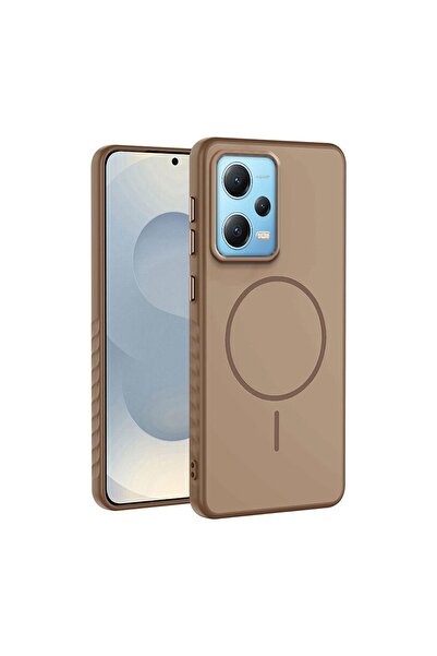 Zebana Xiaomi Redmi Note 12 Pro 5G Uyumlu Kılıf Mono M-Safe Silikon Kılıf Des...