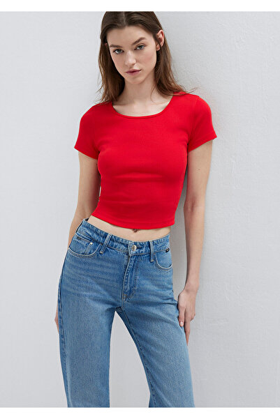 Mavi Red Basic Crop T-Shirt Crop / Short Cut 1612374 -70467
