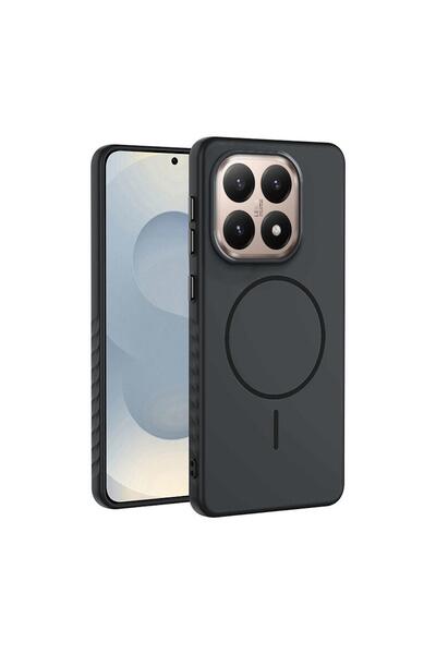 Zebana Xiaomi Mi 15T Uyumlu Kılıf Mono M-Safe Silikon Kılıf Siyah