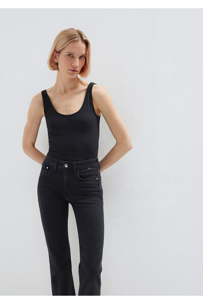 Mavi Tricou negru de bază stretch pentru corp - 164156 -900