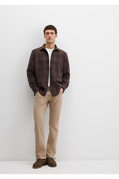 Mavi Hunter Koyu Bej Comfort Gabardin Pantolon 0020232492