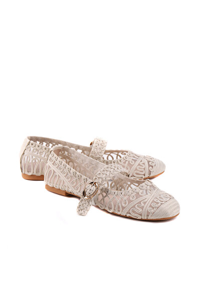 stato Alice Knitted Detailed Lightweight Casual Women's Ballerinas