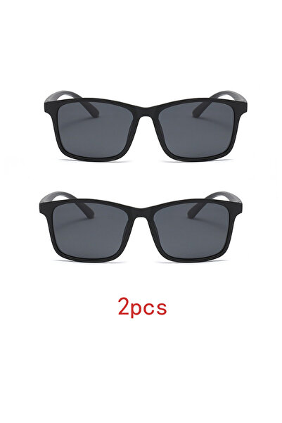 Choice1 2PC 1PC Luxury Men Polarized Sunglasses Vintage Square Ultra Light TR...
