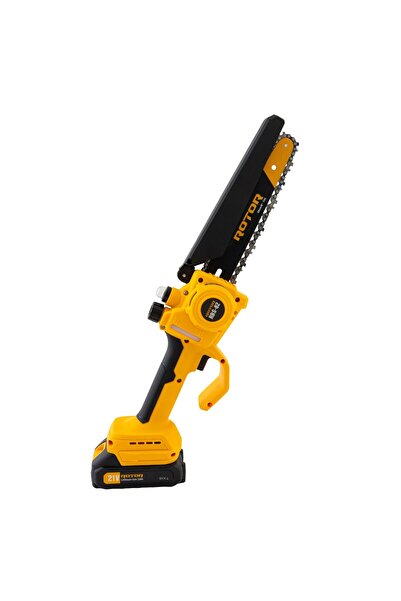 Rotor Mini fierastrau cu lant pe acumulator Rotor, 350w, 21v, 2Ah, 4000rpm, f...