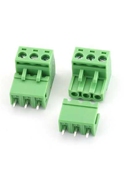 Choice 3P 10 sets 10 Sets 3Pin Terminal Plug Type 300V 10A 5.08mm Pitch Conne...