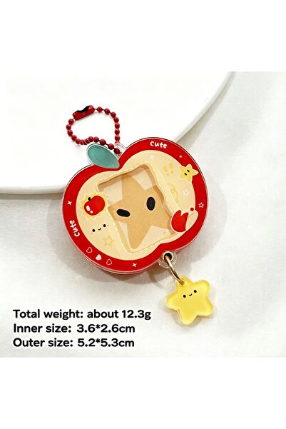 choice2 Style C Acrylic Photo Organizer Clear Hanging Pendant Photo Frame Cut...