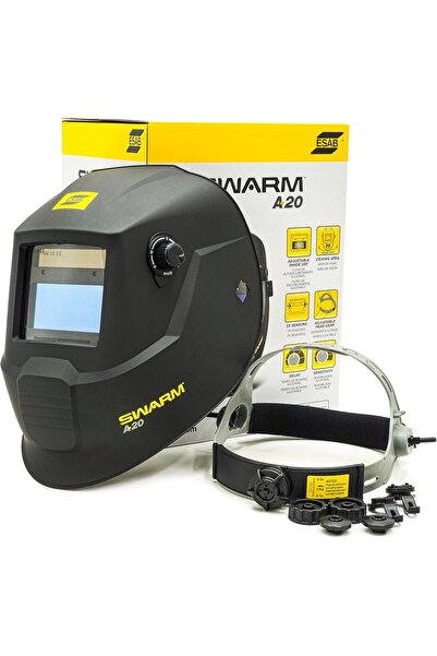 Esab SWARM A20 Otomatik Kararan Kaynak Maskesi DIN 9-13 – Taşlama Modlu