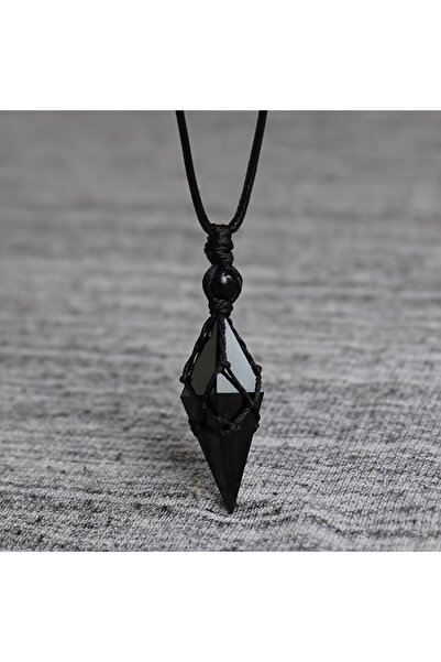 Choice YF8100-1 Bohemian Handmade Natural Black Necklace for Men Women Valent...