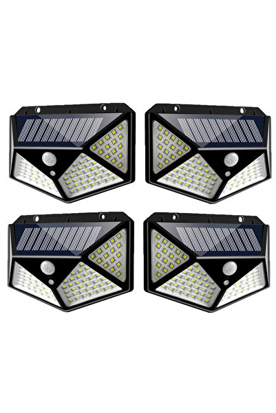 Alex Set 4 Lampi ULTRA 100 LED Solare cu senzor de miscare si lumina 3 moduri...