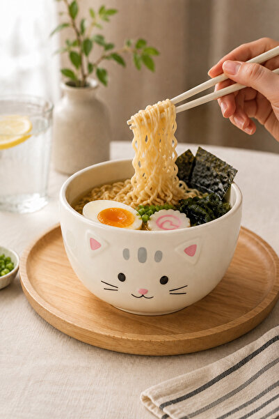Tohana 3D Hayvan Figürlü Noodle Kasesi 840 ML.
