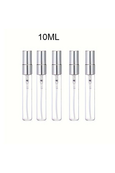 choice2 Glass 10ML silver 5ml/10ml 5pcs Glass Spray Bottles Refillable Perfum...
