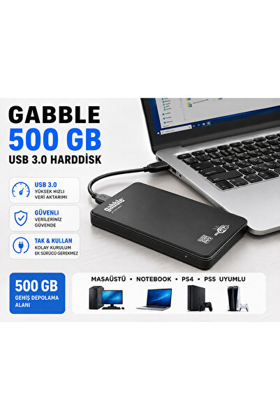 GABBLE 500 GB Usb3.0 Harddisk