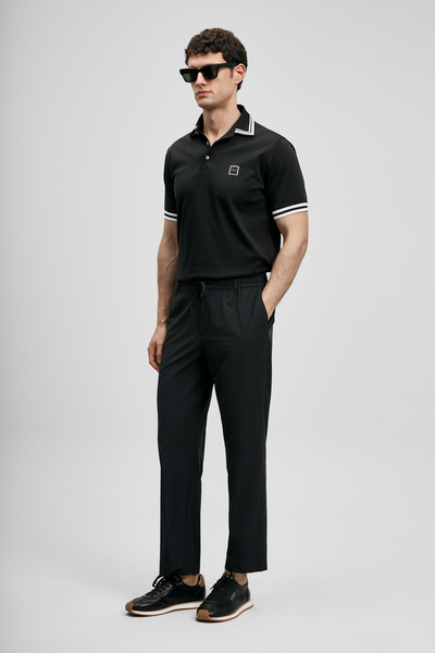 Lufian Fenrıc Smart Erkek Chino Pantolon Slim Fit Siyah