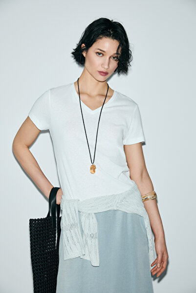 Lufian Perses Women's T-Shirt Off-White