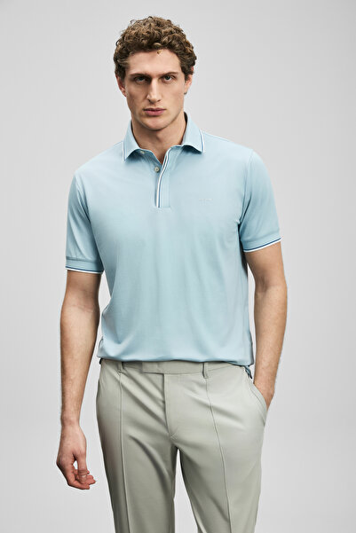 Lufian Levi Smart Men's Polo T-Shirt Light Blue