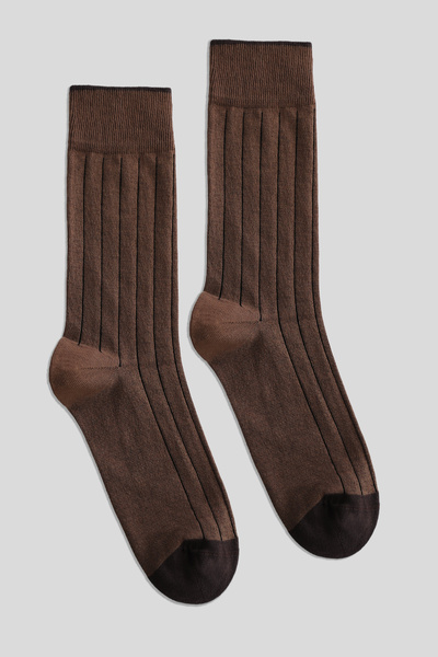 Lufian Timber Men's Socks Camel Hair