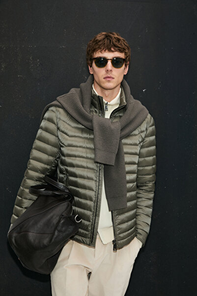 Lufian Andy Goose down Men's Coat Earth