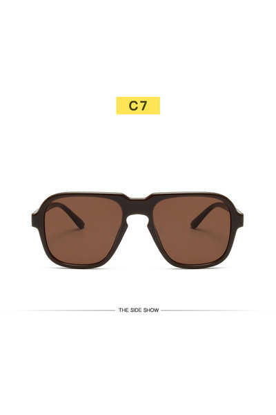 Choice7 C7 Vintage Brand Designer Square Sunglasses Woman Fashion Retro Candy...