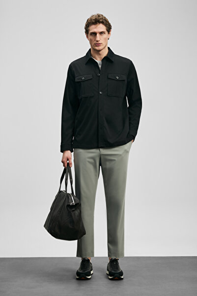 Lufian Remy Smart Erkek Chino Pantolon Slim Fit Gri