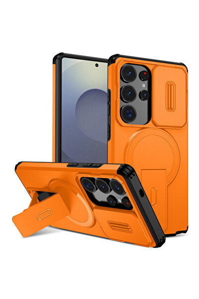 Choice24 Galaxy S24 Orange Protective Phone Case for Samsung S25 FE S24 S23 S...