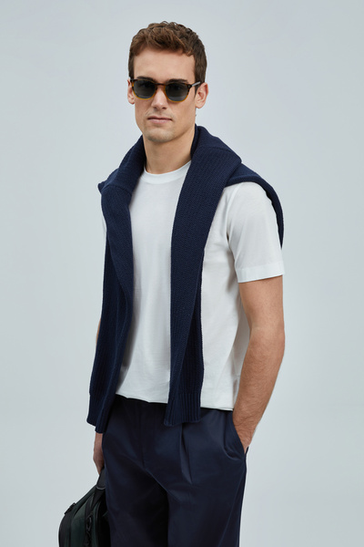 Lufian Bran Modern Graphic T-Shirt Off-White