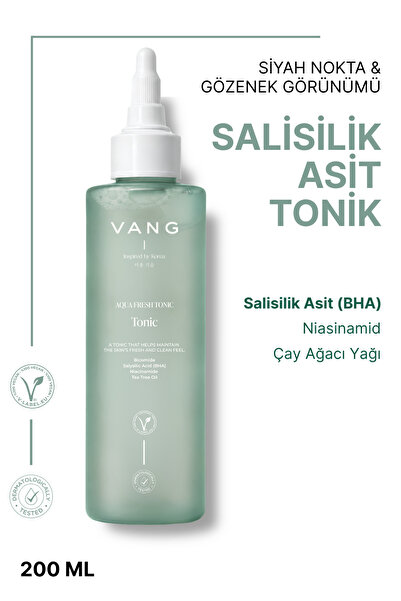 VANG Yağlı ve Sivilceli Karma Ciltler İçin Tonik | Niacinamide & BHA (Salicyl...