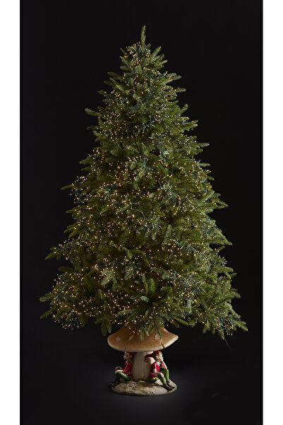 BraziPremium By OLLMA Brad de Crăciun artificial impermeabil Pin Spark de Lux cu 7200 Mini LED-uri, exterior-interior, PE, 240cm