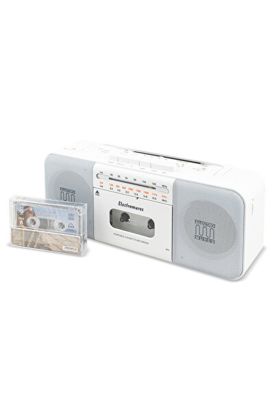 Electromures Boxă Bluetooth cu casetofon, radio FM/AM, EM 1010 USB, ediție Fi...