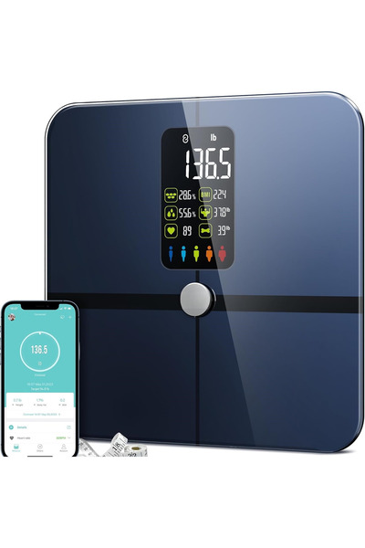FitVibe FitVibe™ professional smart scale, 15 body indicators, XXL digital sc...