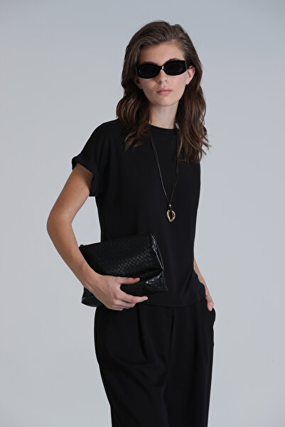 Lufian Sıgnorıa Women's T-Shirt Black