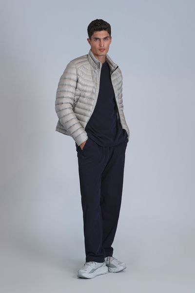 Lufian Andy Goose Feather Men's Coat Beige
