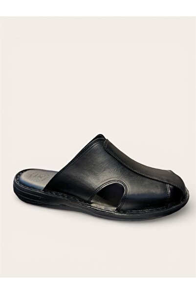 Kristal Kr.340 Full Orthopedic Leather Indoor Slippers