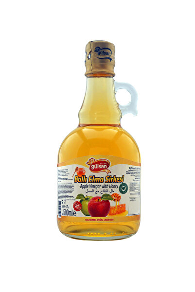 gülsan Ballı Elma Sirkesi Cam 500 ml