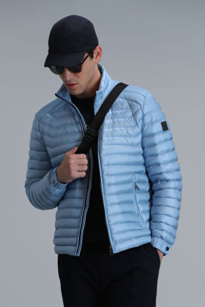 Lufian Sergio Goose Feather Men's Coat Blue