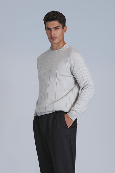 Lufian Light Men's Sweater Stone