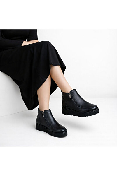 Kristal Bio.1078 Full Orthopedic Genuine Leather Women's Boots