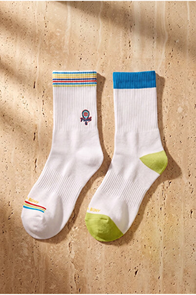 Katia&Bony Unisex 2-Pack Racket Embroidered Padel Socks