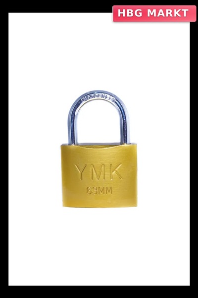 Generic Brand Y Eko Yellow Painted Short Hook Padlock 25mm
