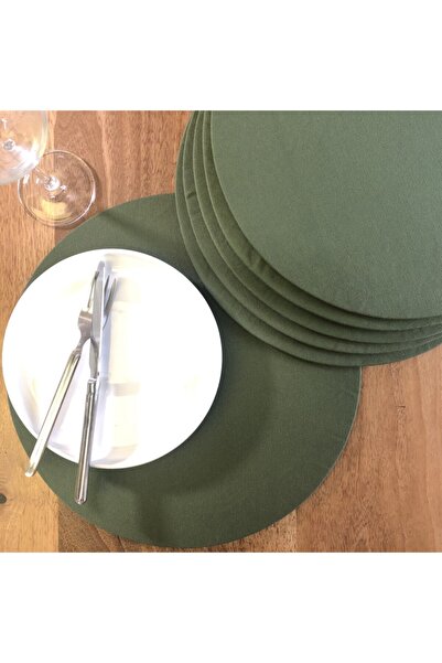 desenizmir American Serveware, Green Platter (6 Pieces), Christmas Table, Chr...