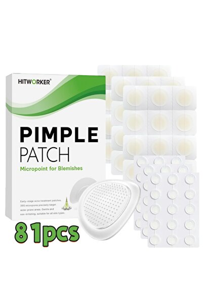 Choice1 81pcs 27/54/81-Piece HITWORKER Acne Patches - Infused with Salicylic ...
