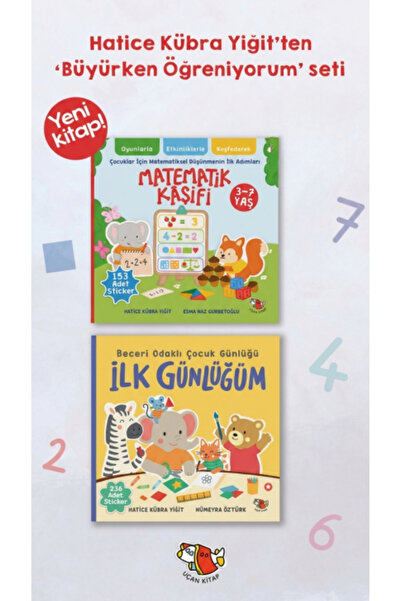 Uçan Kitap Büyürken Öğreniyorum Seti -(2 Kitap) Hatice Kübra Yiğit