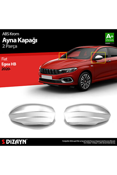 S Dizayn S-Dizayn Fiat Egea HB Abs Krom Ayna Kapağı 2 Prç. 2020 Üzeri 5823011
